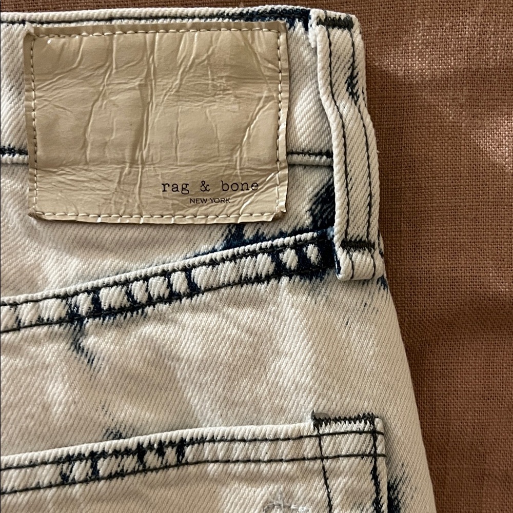 rag & bone Cream Nina Cigarette Jeans - Picture 4 of 7